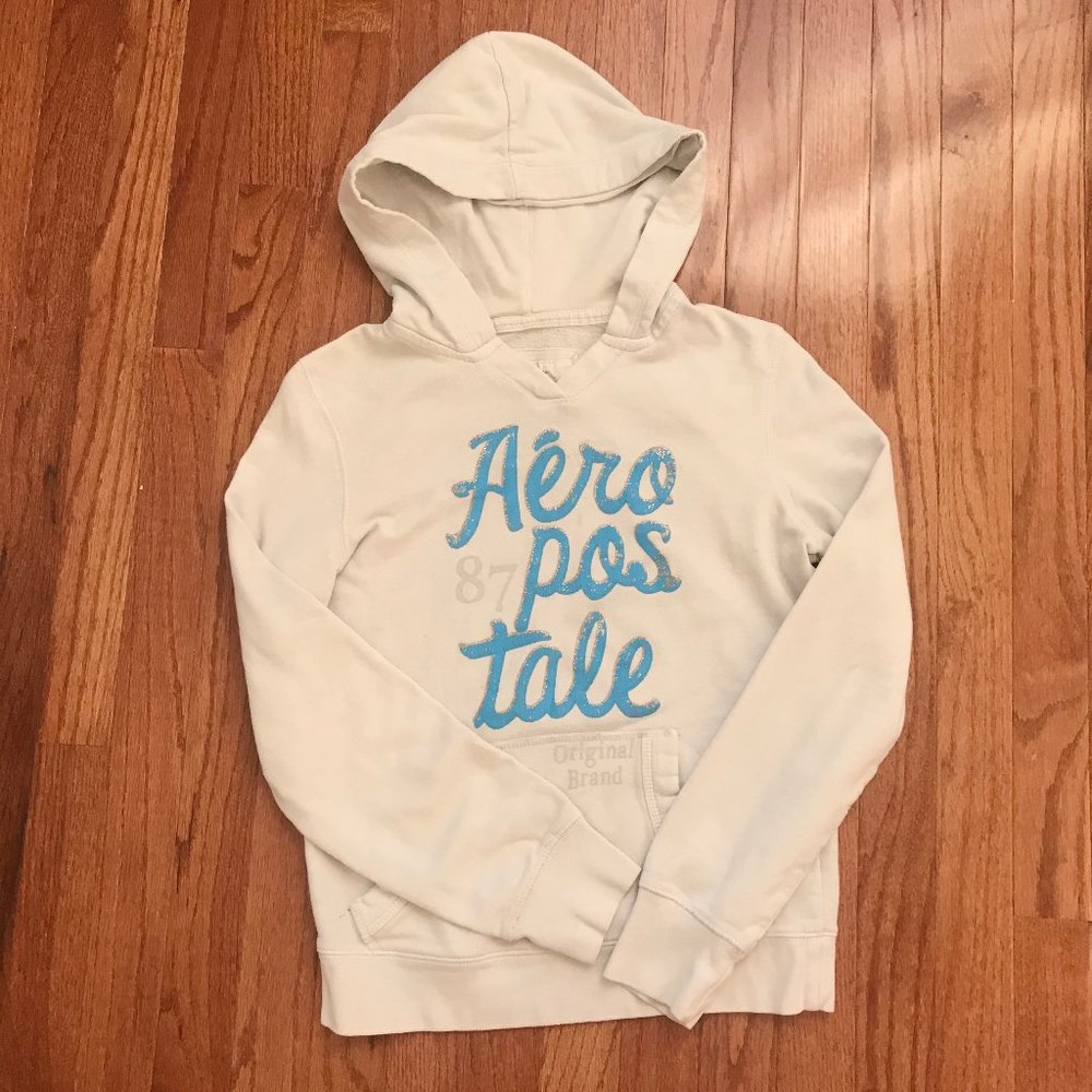Aeropostale White Hoodie